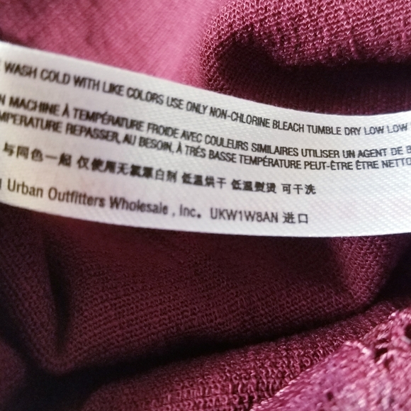 Free People Premonition Maroon Bodycon Dress - Picture 8 of 8